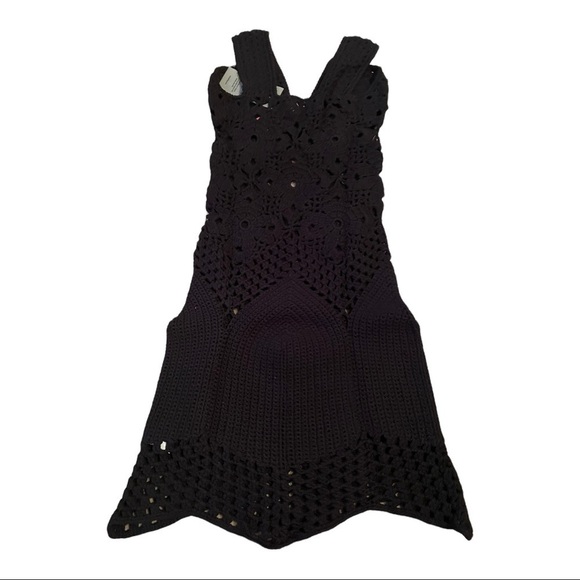 TACH CLOTHING FAUNA CROCHET DRESS - BLACK - Picture 6 of 14